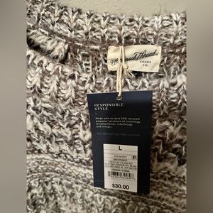 Grey/Cream Universal Thread sweater from Target.